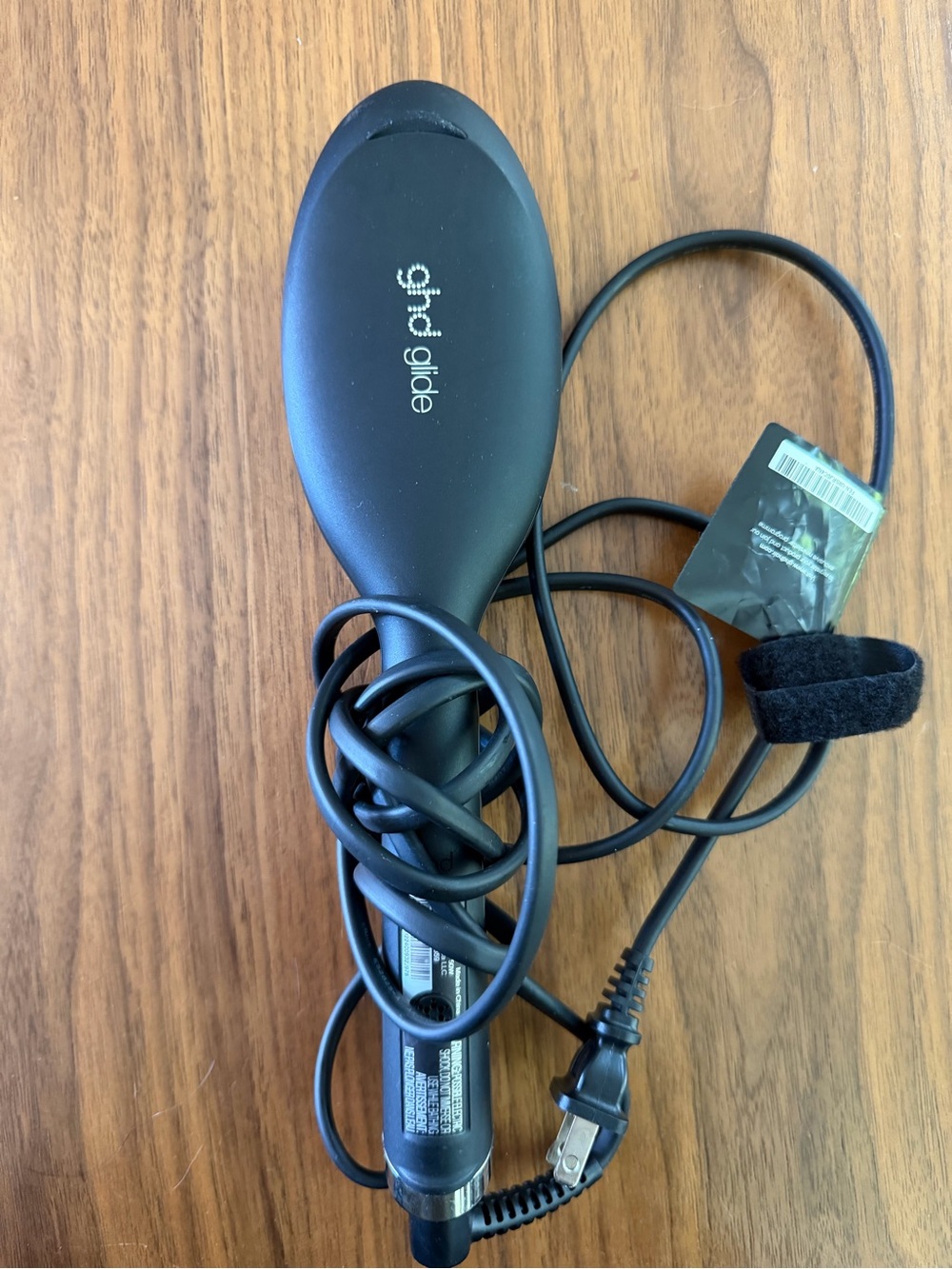 ghd black paddle glide hot brush